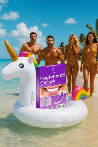 🌴🦄 BREAKING: Az unikornis megérkezett! 🤯✨ 💜 25% OFF + AJÁNDÉK fehérítő fogkrém csak előrendelésben! 🦷💎 😱 Limitált széria –...